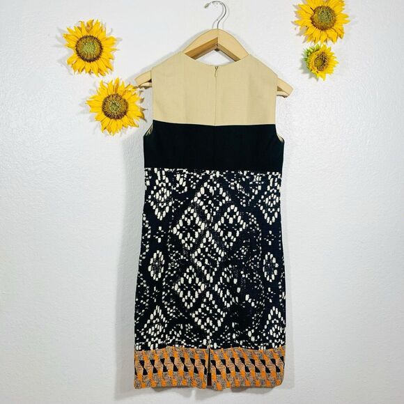 Per Se Woven Jacquard Knit Sleeveless Dress Size 8 Women’s - Picture 4 of 7